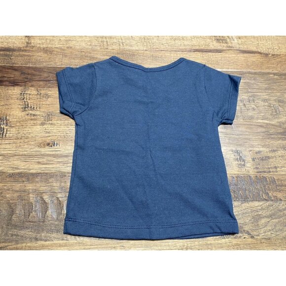 NEW Gus + Steel Midnight Navy Boatneck Tee 6-12 months - Picture 4 of 4